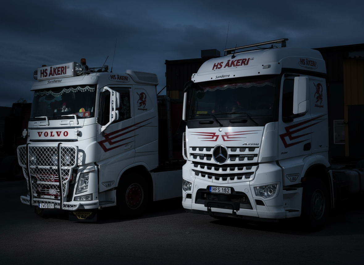 Modern Scania lastbil